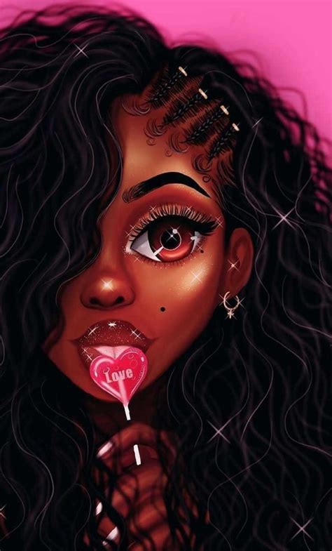 pretty black girl wallpaper|Awesome Black Girl Aesthetic Wallpapers.